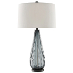 Настольная лампа с фактурным стеклянным основанием Glass Vertical варинант исполнения - 2 | Loft Concept в Саратове