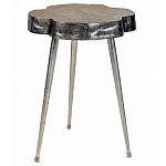 Металлический столик со столешницей в виде слеба Slabby варинант исполнения - 1 | Loft Concept в Саратове