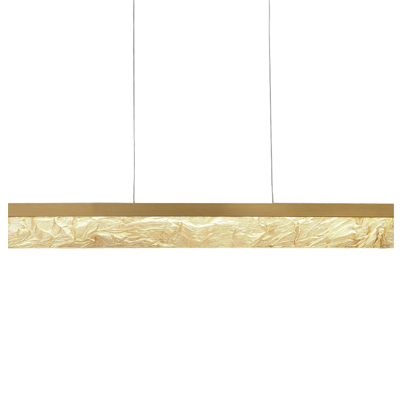 Подвесной светильник линейный светоидный Remarkable Латунь в Саратове | Loft Concept 