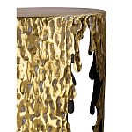 Столик дизайнерский Copper streaks варинант исполнения - 2 | Loft Concept в Саратове