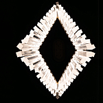 Люстра золотого цвета в форме галочки с каскадом длинных прозрачных трубок Eurofase варинант исполнения - 12 | Loft Concept в Саратове