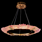 Люстра в форме кольца розовая Warm Pink Light варинант исполнения - 3 | Loft Concept в Саратове