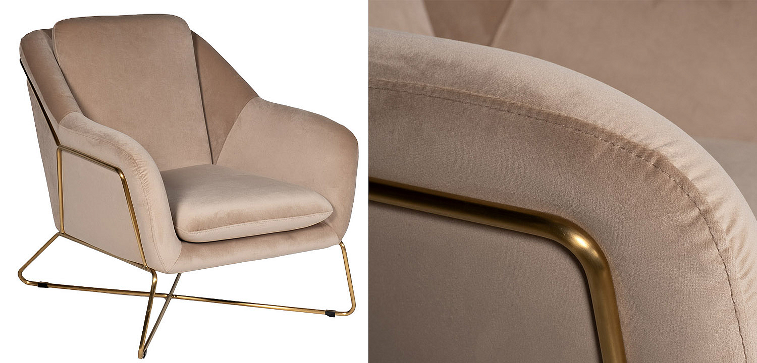 Кресло Umbra Armchair beige Кресло Umbra Armchair beige - Loft-Concept в Саратове