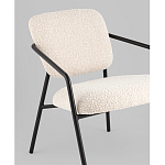 Кресло лаунж Rooney букле белый варинант исполнения - 4 | Loft Concept в Саратове