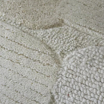 Панно из шерсти и хлопка с узором Beige Calista Serene варинант исполнения - 8 | Loft Concept в Саратове