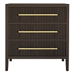 Комод Primo с 3 выдвижными ящиками Темный орех варинант исполнения - 7 | Loft Concept в Саратове