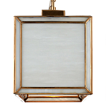 Люстра прямоугольная с каркасом золотого цвета Soft Glow Lamps варинант исполнения - 4 | Loft Concept в Саратове