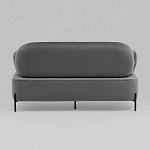 Диван в велюровой обивке серого цвета COLOR BLOCK варинант исполнения - 2 | Loft Concept в Саратове