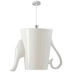 Подвесные светильники в виде белой посуды Flower Reversal варинант исполнения - 7 | Loft Concept в Саратове