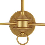 Бра настенное золотого цвета в форме подсвечника Graceful Smoothness варинант исполнения - 1 | Loft Concept в Саратове