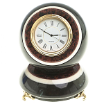 Часы настольные в виде шара из натурального камня Ball Stone Clock варинант исполнения - 7 | Loft Concept в Саратове