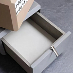 Консоль с зеркалом и  3-мя вращающимися ящиками Eloida варинант исполнения - 4 | Loft Concept в Саратове