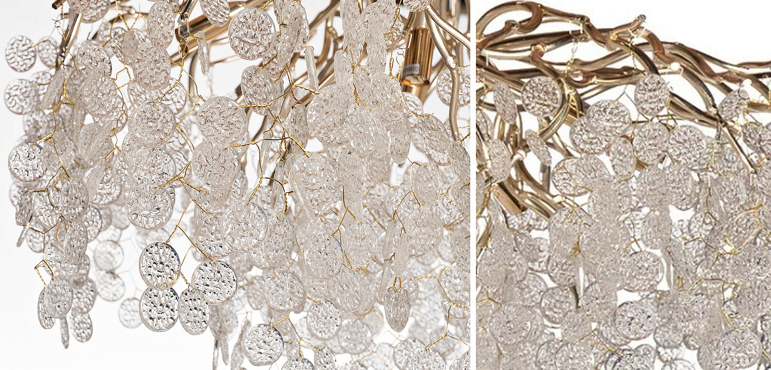 Потолочная люстра FAIRYTREE Champagne Chandelier 100 Потолочная люстра FAIRYTREE Champagne Chandelier 100 - Loft-Concept в Саратове