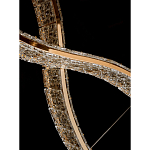 Люстра волнистой формы с фактурным хрустальным плафоном Light Delight варинант исполнения - 5 | Loft Concept в Саратове