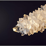 Люстра линейная светодиодная из необработанных кристаллов Mountain Comet варинант исполнения - 2 | Loft Concept в Саратове