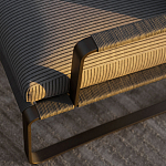 Дизайнерское уличное кресло на металлическом каркасе PHOENIX Armchair варинант исполнения - 10 | Loft Concept в Саратове