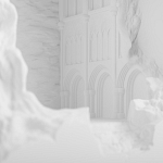 Встраиваемый в стену гипсовый светильник под покраску с эффектом разрушенной стены Antiquity Athena варинант исполнения - 6 | Loft Concept в Саратове