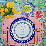 Картина Table Talk Dickless but Not Dumb  варинант исполнения - 1 | Loft Concept в Саратове