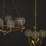 Люстра круглая с декором в виде цветков одуванчика Hanging Dandelion варинант исполнения - 6 | Loft Concept в Саратове