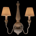 Бра с двумя конусовидными тканевыми абажурами Neighborhood варинант исполнения - 2 | Loft Concept в Саратове