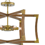 Подвесной светильник в форме фонаря коричневый Brown Eco Lantern варинант исполнения - 1 | Loft Concept в Саратове