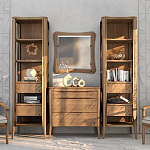 Комод из массива дуба с 3-мя ящиками Tasteful Furniture варинант исполнения - 2 | Loft Concept в Саратове