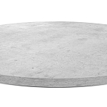 Стол обеденный с круглой светло-серой столешницей Harris Collection варинант исполнения - 3 | Loft Concept в Саратове