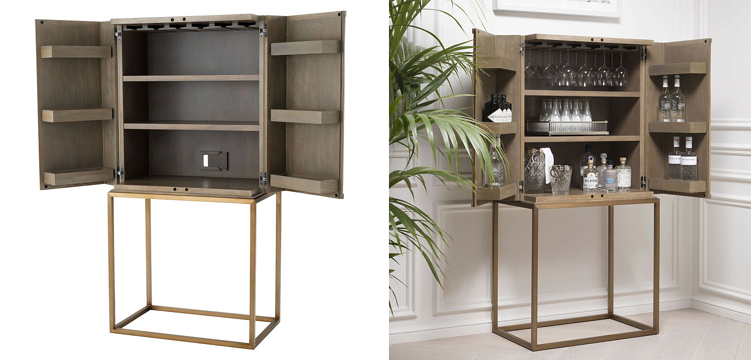 Шкаф для вина Eichholtz WINE CABINET HIGHLAND Шкаф для вина Eichholtz WINE CABINET HIGHLAND - Loft-Concept в Саратове