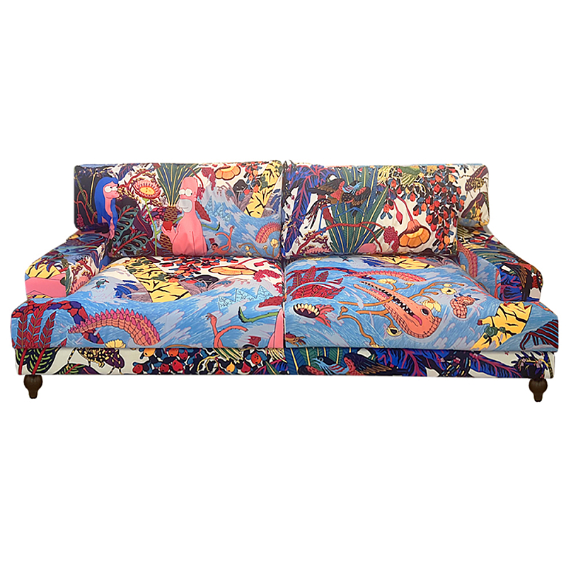 Премиальный Акцентный Диван Simpsons in Paradise Pop Art Sofa Мульти Премиальный Акцентный Диван Simpsons in Paradise Pop Art Sofa Мульти в Саратове | Loft Concept