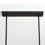 Люстра линейная прямоугольная с подвесками из натурального перламутра Nacre варинант исполнения - 4 | Loft Concept в Саратове