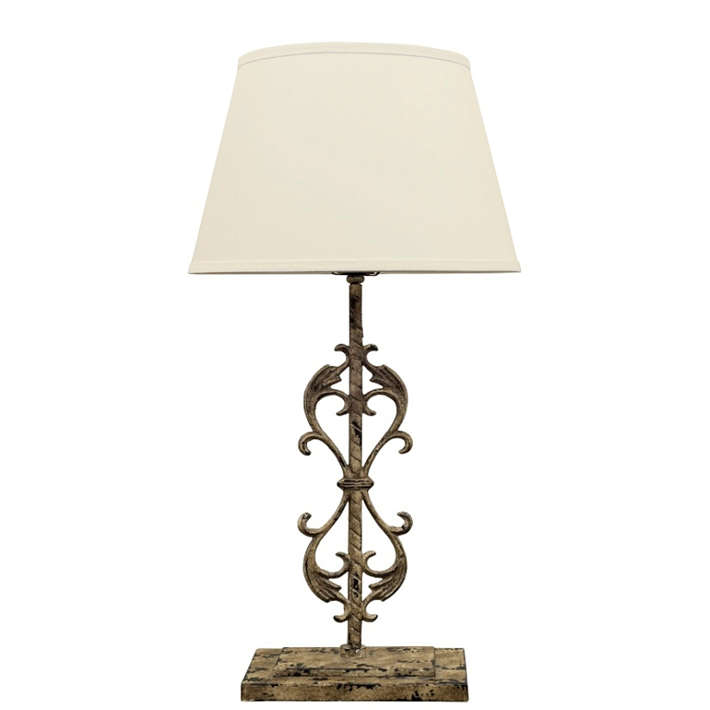 Настольная лампа RH Kerry Artifact Table Lamp Коричневый Бежевый в Саратове | Loft Concept 