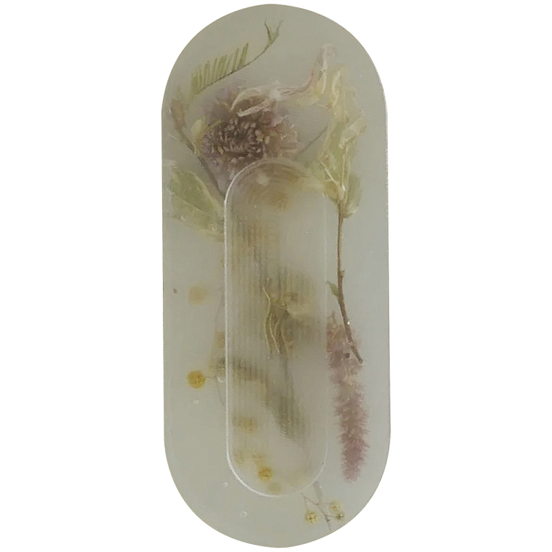 Подставка под благовония из эпоксидной смолы с цветами белая Epoxy Resin Flowers Incense Oval Stand White Белый Подставка под благовония из эпоксидной смолы с цветами белая Epoxy Resin Flowers Incense Oval Stand White Белый в Саратове | Loft Concept