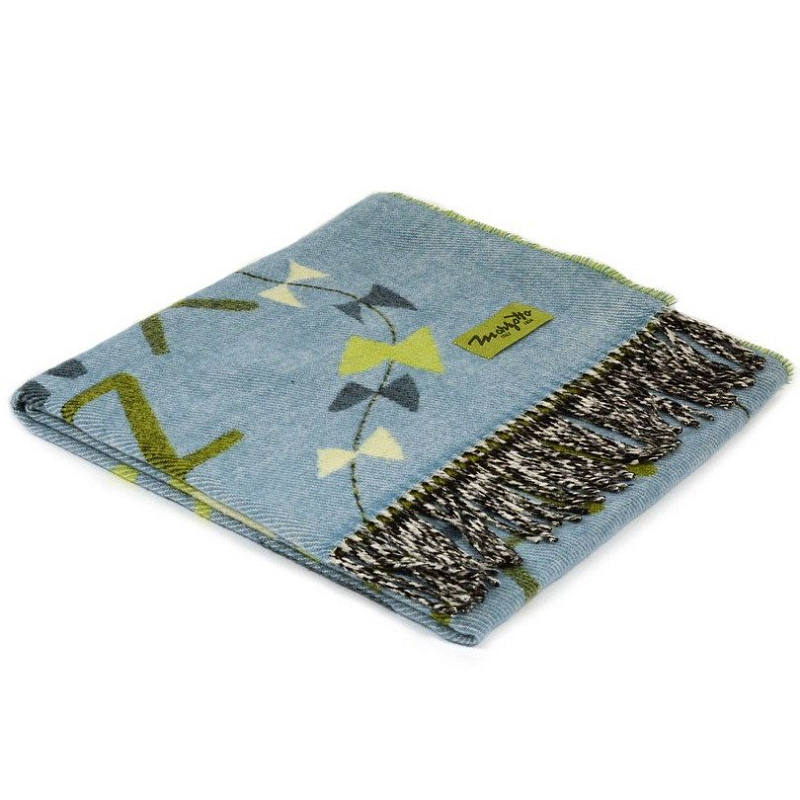 Плед ALP 2 Marzotto Серо-голубой в Саратове | Loft Concept 