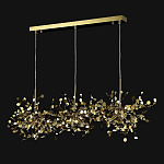 Люстра подвесная из трех частей с металлическими круглыми элементами Terzani Argent варинант исполнения - 4 | Loft Concept в Саратове