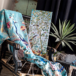 Постер на холсте в стиле шинуазри Playing Weiqi in the Peach Orchard Poster варинант исполнения - 2 | Loft Concept в Саратове