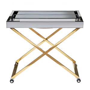 Стол сервировочный с зеркальной столешницей Splendid Serving Table