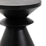 Черный приставной столик из массива AMORPHOUS варинант исполнения - 2 | Loft Concept в Саратове