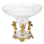 Чаша на бронзовых ножках с тремя ангелами Eden Garden варинант исполнения - 1 | Loft Concept в Саратове