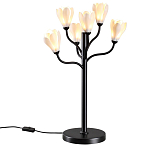 Настольная лампа с ветвями и белыми фарфоровыми цветами Floralis варинант исполнения - 3 | Loft Concept в Саратове