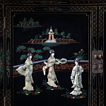 Комод в китайском стиле Chinese Black Chest of Drawers Нидерланды варинант исполнения - 2 | Loft Concept в Саратове