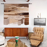 Тканый вручную монументальный настенный гобелен Earth Flow варинант исполнения - 4 | Loft Concept в Саратове