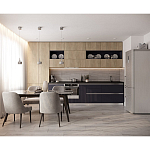 Прямая кухня с фасадом под дерево Maurice Kitchen Set варинант исполнения - 3 | Loft Concept в Саратове