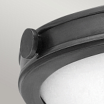 Потолочный светильник в форме неглубокой чаши с белым плафоном Hinkley варинант исполнения - 3 | Loft Concept в Саратове