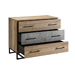 Комод с 3-мя ящиками в стиле лофт Urban Style Space варинант исполнения - 3 | Loft Concept в Саратове