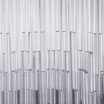 Люстра круглая с прозрачными стеклянными трубками Nembus варинант исполнения - 3 | Loft Concept в Саратове