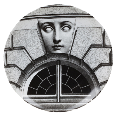 Декоративная тарелка Fornasetti 30.CR.BW.R01-212