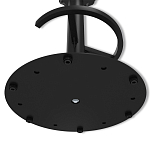 Барный стул вращающийся со спинкой и подлокотниками Douglas Rhombus Синий Велюр варинант исполнения - 7 | Loft Concept в Саратове