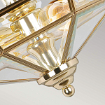 Потолочный светильник шестигранной формы с прозрачными стеклянным плафоном Elstead Lighting варинант исполнения - 11 | Loft Concept в Саратове