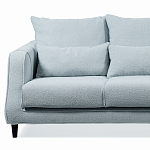 Диван Seldon с мягкими подушками голубое букле варинант исполнения - 4 | Loft Concept в Саратове