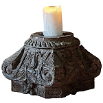Подсвечник из массива тика Antique Solid Teak Candle Holder варинант исполнения - 1 | Loft Concept в Саратове